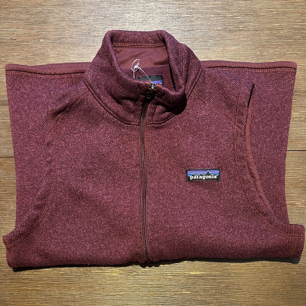 Patagonia Burgundy Full-Zip Jacket-NWOT - Picture 1 of 4